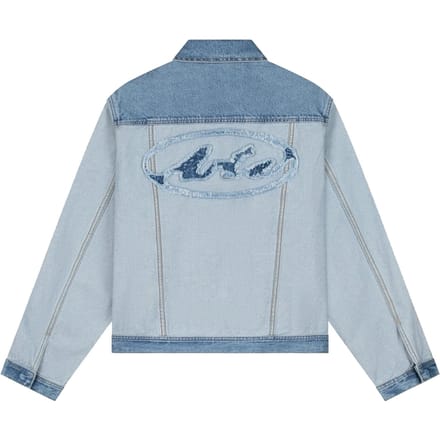 Jas Jeans Man Denim Binnen/uit Jas Denim Bleach