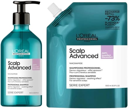 L'Oréal Professionnel - Scalp Advanced Anti-Discomfort Shampoo Refill Set - 2x500ml