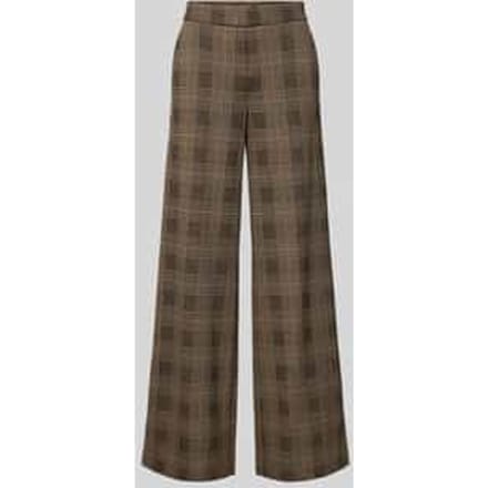 Wide leg wijdte broek van viscosemix model 'NALEY'