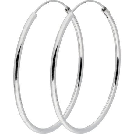 Silver Lining draadoorringen - zilver - ronde buis 1.9 mm - 40 mm