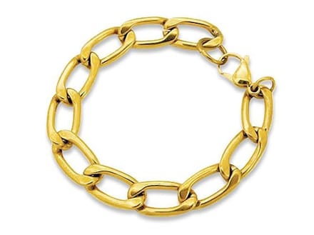 Amanto Armband Djoan - 316L Staal - Gourmet Schakel - 11,5mm - 22cm