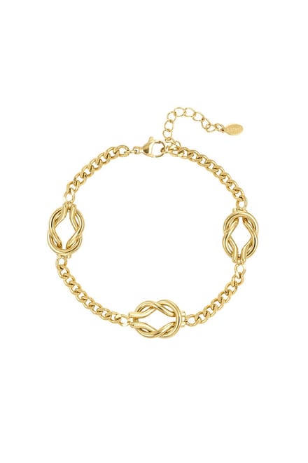 Bijoutheek Armband (Sieraad) Knoop Goud
