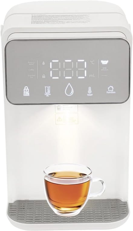 Elektrische Warmwaterdispenser 2000W - Instant Heet Water van 25-100°C met Digitaal Display