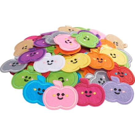 VBS Strijkapplicaties "Appels", 120 stuks