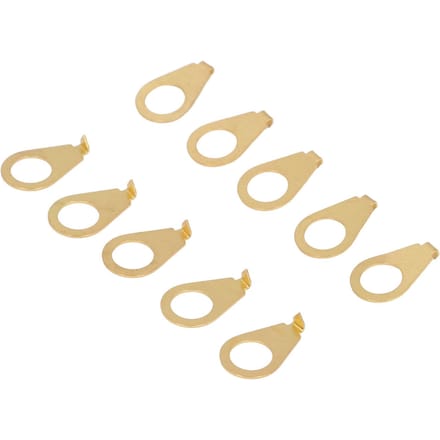 10 STUKS Gitaarknoppen Pointer Indicator Plaat IJzeren Gitaar Potentiometer Indicator Afstandhouder Goud goud