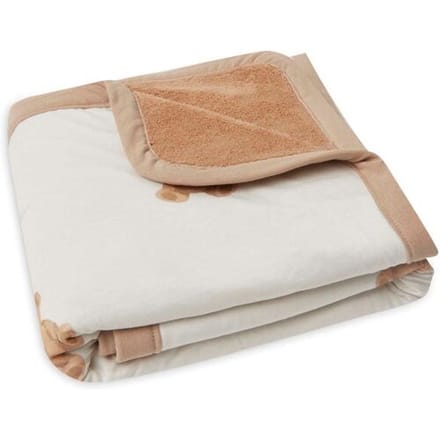 Jollein Deken Ledikant Jersey 100x150cm Teddy Bear