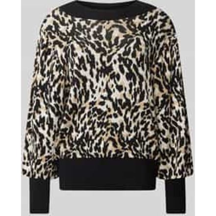 Gebreide pullover met opstaande kraag, model 'FONNY'