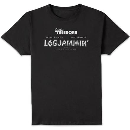 The Big Lebowski Logjammin T-shirt - Zwart - M