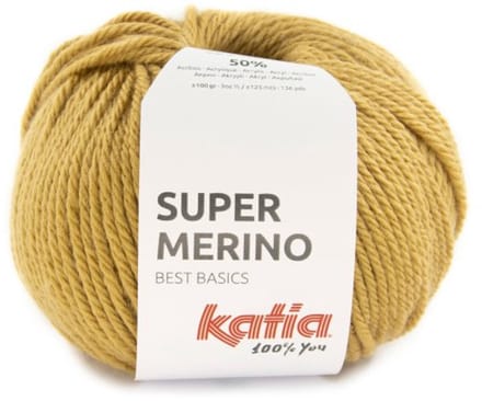 Katia Super Merino - 35 zandgeel - Wol/Acryl Garen