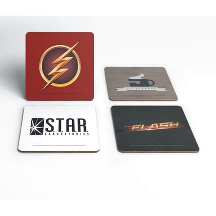DC Flash TV Coaster Set