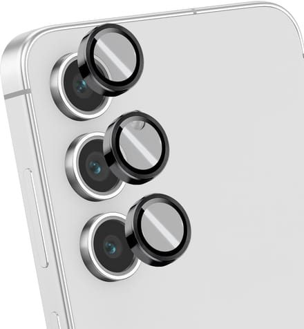 Blue Star, Lens Protector Geschikt Voor Galaxy S24 FE Applicator, Zwart / Transparant