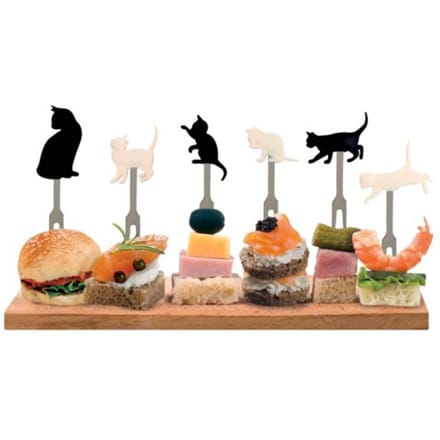 Legami aperitiefvorken meow à 6 stuks