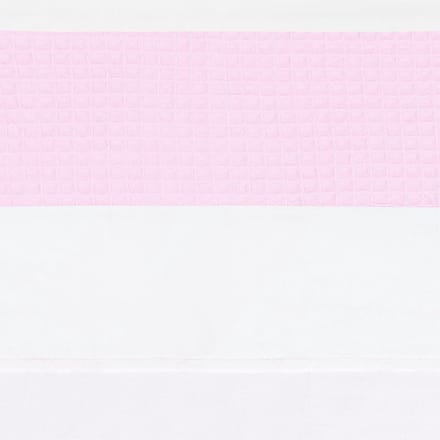 BINK Bedding Wieglaken Wafel (Pique) roze 75 x 100 cm