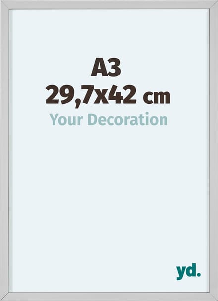 Your Decoration - Fotolijst A3 29,7x42 cm - Aluminium - Wit - Virginia