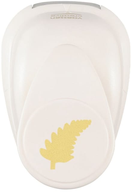Vaessen Creative Pons - Figuurpons - Veer - 2 x 2 cm
