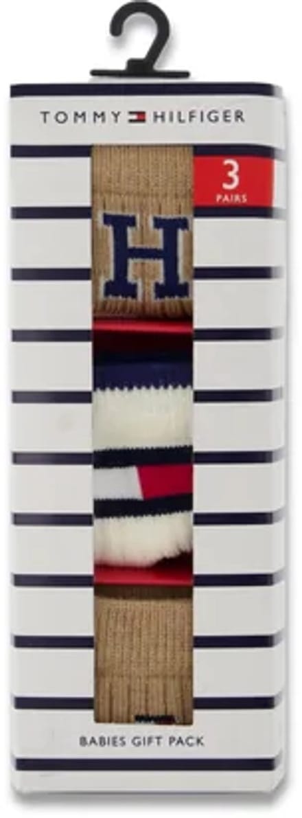 Tommy Hilfiger Giftset Babysokken Classic Khaki