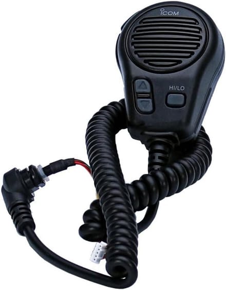 Standaard Handmicrofoon voor Marifoon - Zwart