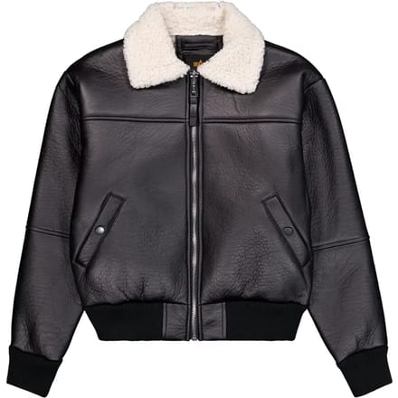 Leren jas voor vrouwen Alpha Industries B-15 MOD