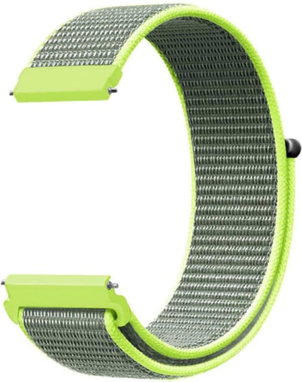 KELERINO. Nylon bandje geschikt voor Samsung Galaxy Active / 42 MM - Groen