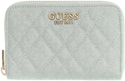 GUESS portemonnee Isemay SLG Medium Zip Wallet Light Sage mintgroen