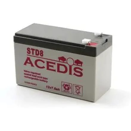 Batterij voor draagbare kit 7 ampère Humminbird