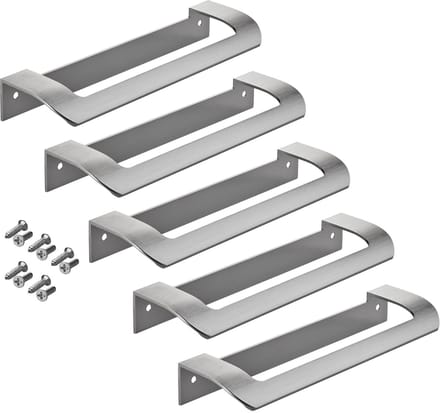 5 x Meubelgreep LYS Boorgatafstand 160 mm RVS-optiek mat Design handgreep van SOTECH