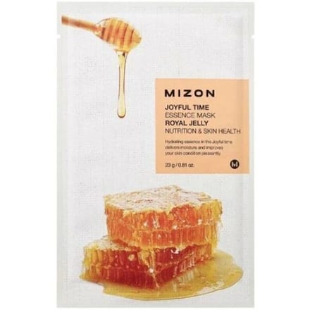 Mizon, Masque Beauté Joyful Time Essence, Gelée Royale, 1 feuille, 23g (0,81 oz) beige