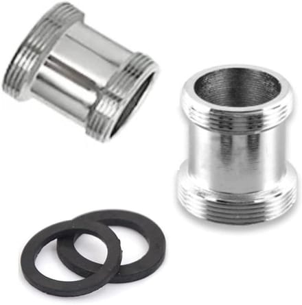Messing Kraan Adapter - 22mm naar 21mm NPT Draad - Waterzuiveraar Connector voor Sink Kraan