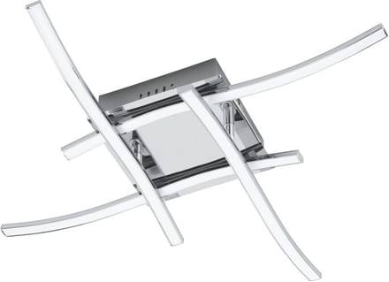 EGLO Valmora Plafondlamp - LED - Ø 33.5 cm - Chroom