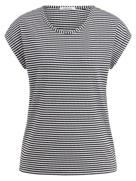 Shirt ronde hals Van Peter Hahn blauw