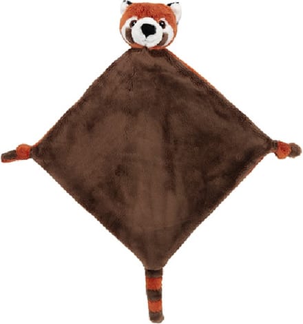 Nature Planet Zachte knuffeldoekje, tuttel doek rode panda (100% Oeko-Tex gecertifieerd)