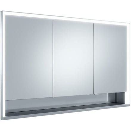 Keuco Royal Lumos wall mirror cabinet 120 x 73.5 cm, open shelf 14315171301