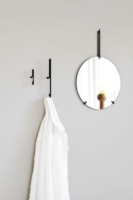 Moebe Wall Hook - enkel - groot - zwart