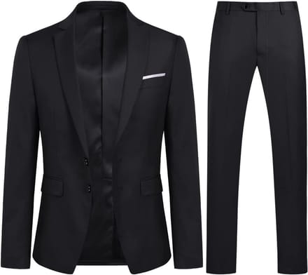 Heren Kostuum Slim Fit Tweedeelig Formeel/Zakelijk Colbert en Pantalon