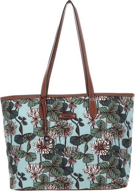 PICARD Schoudertas Sonja Shopper Flowerbed Turquoise