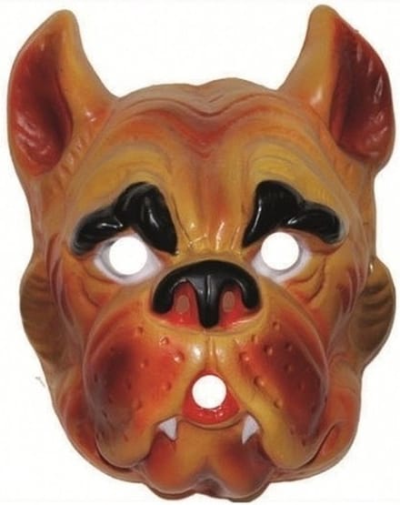 Plastic hond masker voor volwassenen