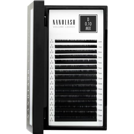 Nanolash Volume Lashes Nepwimpers - 0.10 D - 6-13mm