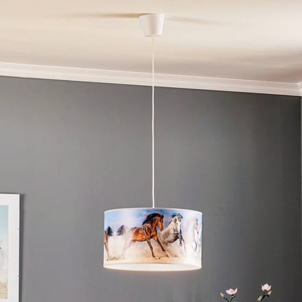 Duolla Print hanglamp Horses