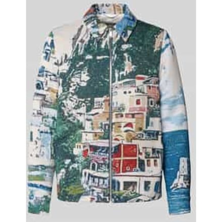 regular fit jas met allover-motief-stitching model 'Jottar'
