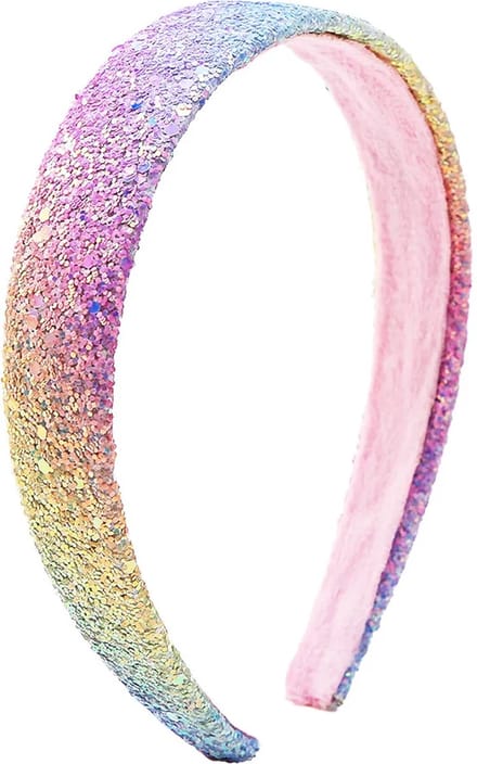 Glitter Haarband / Diadeem - Unicorn / Eenhoorn | Polyester / Plastic | Fashion Favorite