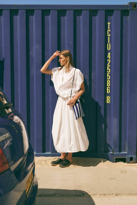 Mariko viscose skirt | White - White / S
