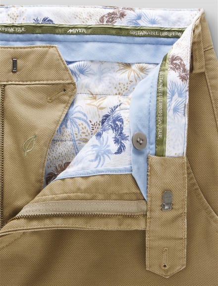 Meyer katoenen broek camel