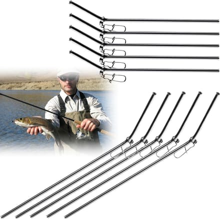10 Stuks Anti-Tangle Visaccessoires - 9/12cm Koppelingstubes van Koper voor Efficiënt Vissen
