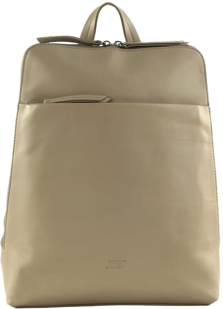 JOST Leren vrijetijdsrugzak rugzak Arva Backpack Ecru Taupe