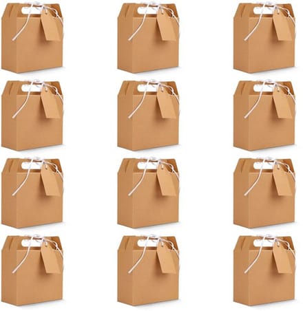 Dailygoody - Bruine Snoep Geschenk Doosjes - 20 Pak - voor