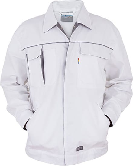 Carson Workwear 'Contrast' Jacket Werkjas White - 64