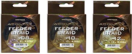 Drennan Acolyte Feeder Braid (150m) - Maat : 0.08mm