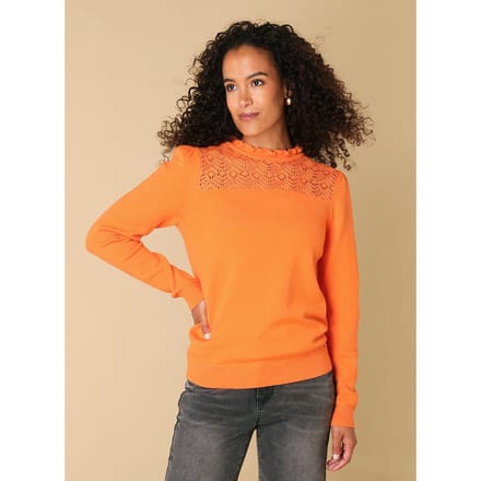 IVY BEAU Rose Tops - Mandarin orange - maat 42