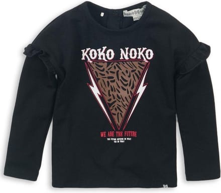 Koko Noko Longsleeve zwart Maat: 86