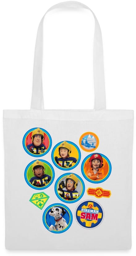Brandweerman Sam™ Brandweer Team Embleem Ontwerp Tas Van Stof Schoudertas